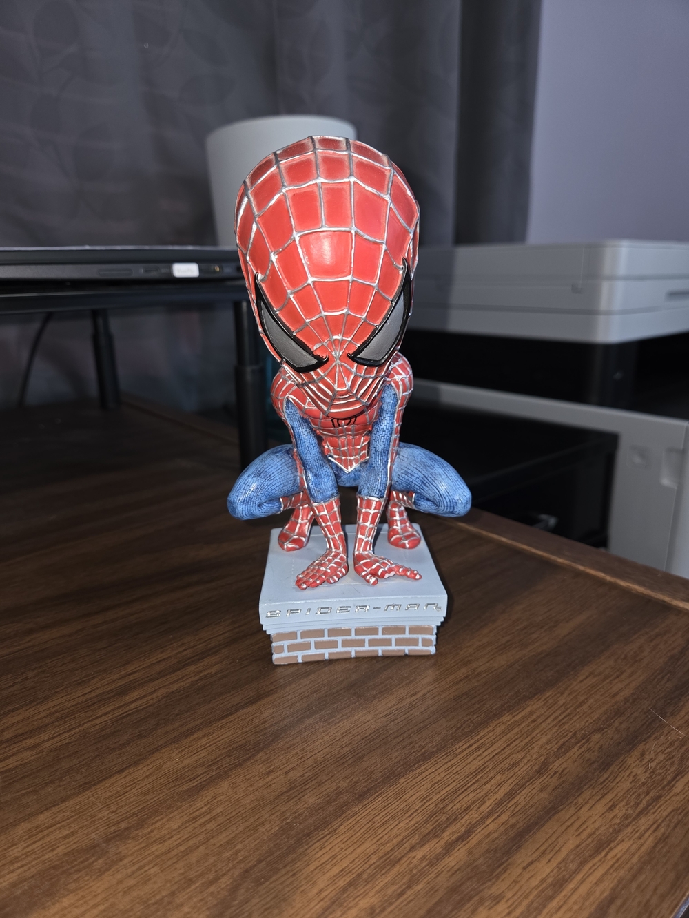 Marvel Comics Spider-Man Head Knocker/Bobblehead Figure By NECA 2002, Great!